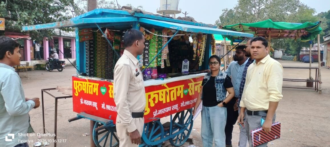 तंबाकू नियंत्रण के लिए प्रशासन की सख्ती, पिपरिया में 24 चालान, लोगों को दी गई समझाइश 1 IMG 20251017 WA0037