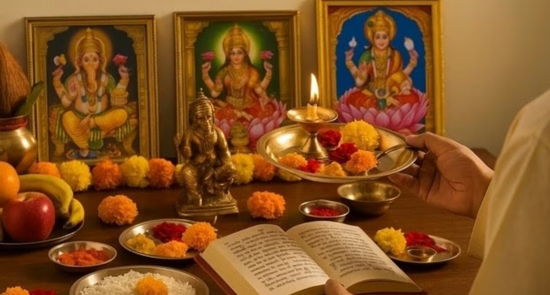 घर में पूजा-पाठ करते समय इन बातों का रखें ध्यान, जानें नियम 1 Screenshot 20251116 080812