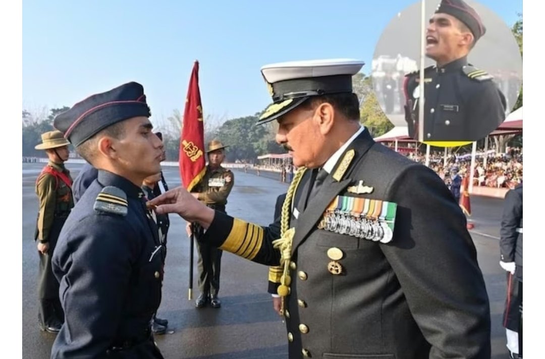 पिता ड्राइवर, बेटे ने नवोदय विद्यालय से पढ़कर 12वीं में किया जिला टॉप, अब बन गए एनडीए के बेस्ट कैडेट 1 Screenshot 20251203 083045