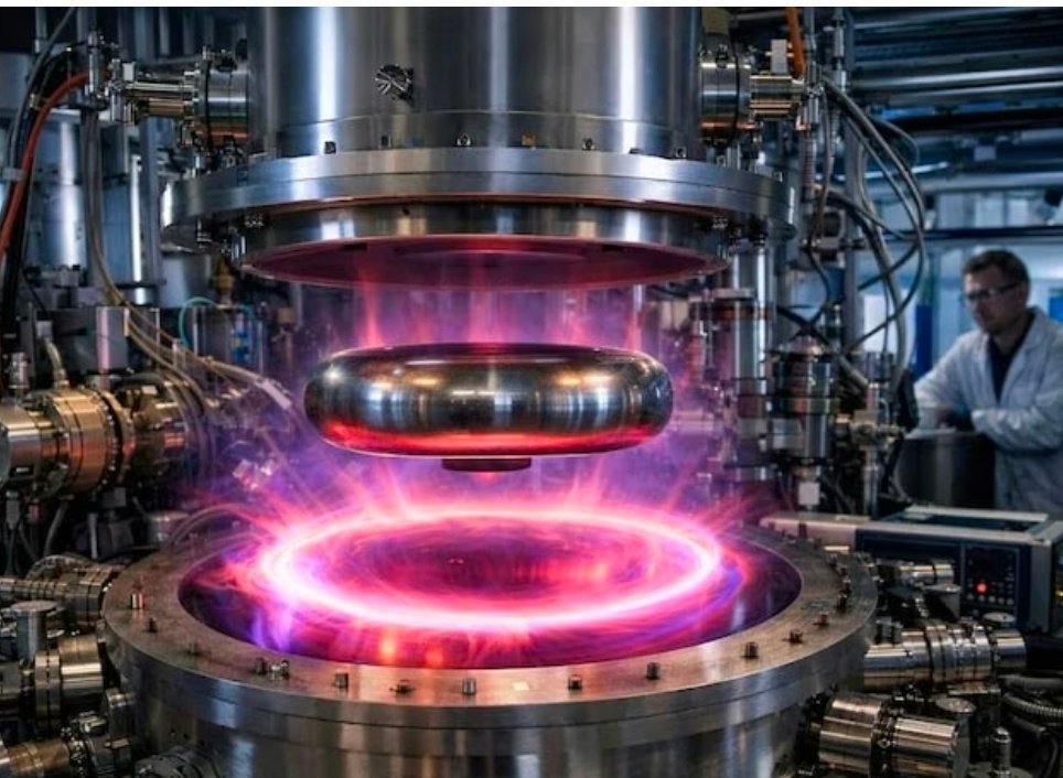 हवा में तैरता आधा टन का चुंबक और अनलिमिटेड बिजली, सूरज जैसी ताकत अब इंसानों के पास, न्यूक्लियर फ्यूजन का कमाल! 1 Screenshot 20260221 123448