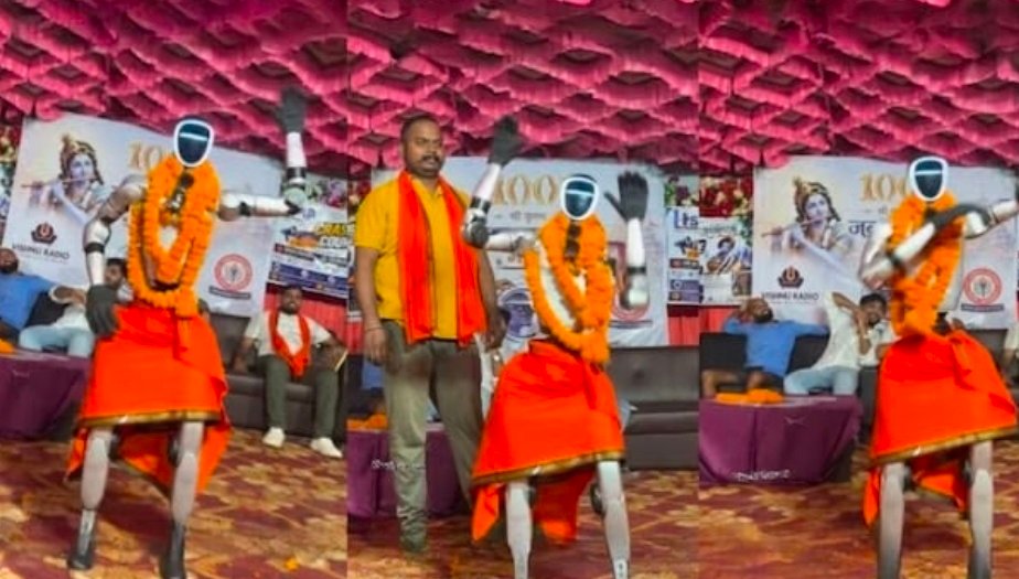 रोबोट भी निकला पवन सिंह का फैन, 'लॉलीपॉप लागेलू’ गाने पर करने लगा धांसू डांस, लोगों ने कहा- 'झमकवला से होई!' 1 Screenshot 20260908 120425