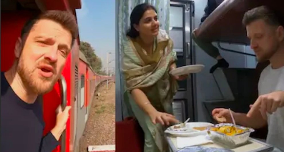 नीदरलैंड के यूट्यूबर ने भारत की फर्स्ट एसी ट्रेन में किया सफर, खाना खाकर कहा- 'ये अनुभव हमेशा याद रहेगा' 1 Screenshot 20261006 080622